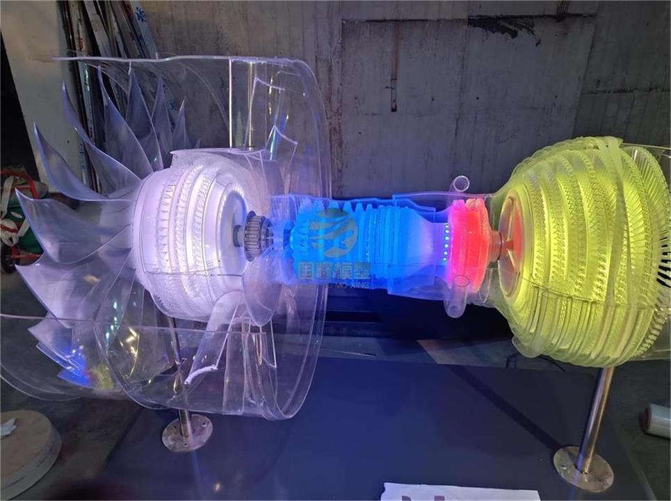 咸阳飞机发动机模型